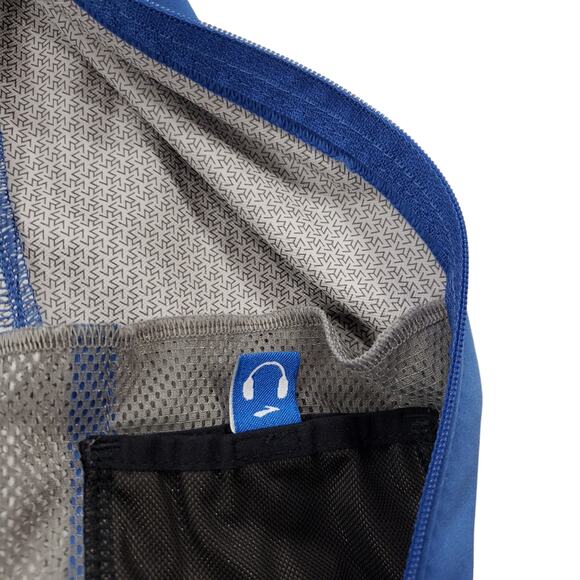 Brooks Full Zip Jacket‎ S Women Blue Black Reflective Running Shelter Technology - Picture 12 of 12